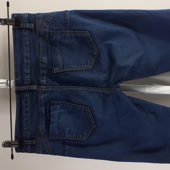 Nina Rossi Jeans Skinny Stretch Blue Jeans Size 5 - Picture 8 of 16